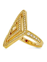 Diamante 18K Yellow Gold & 0.85 TCW Diamond Ring