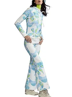 Floral Water Repellent Ski Jumpsuit