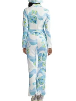 Floral Water Repellent Ski Jumpsuit