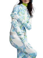 Floral Water Repellent Ski Jumpsuit