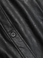 Sunday Scaries Annotto Vegan Leather Shirt