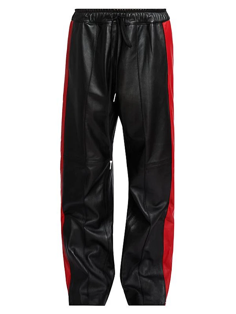 Queen Of The Coast Leather Track Pants