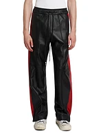 Queen Of The Coast Leather Track Pants