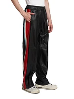 Queen Of The Coast Leather Track Pants