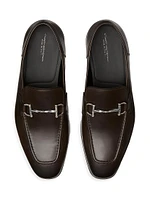 Simon Twistbit Leather Loafers