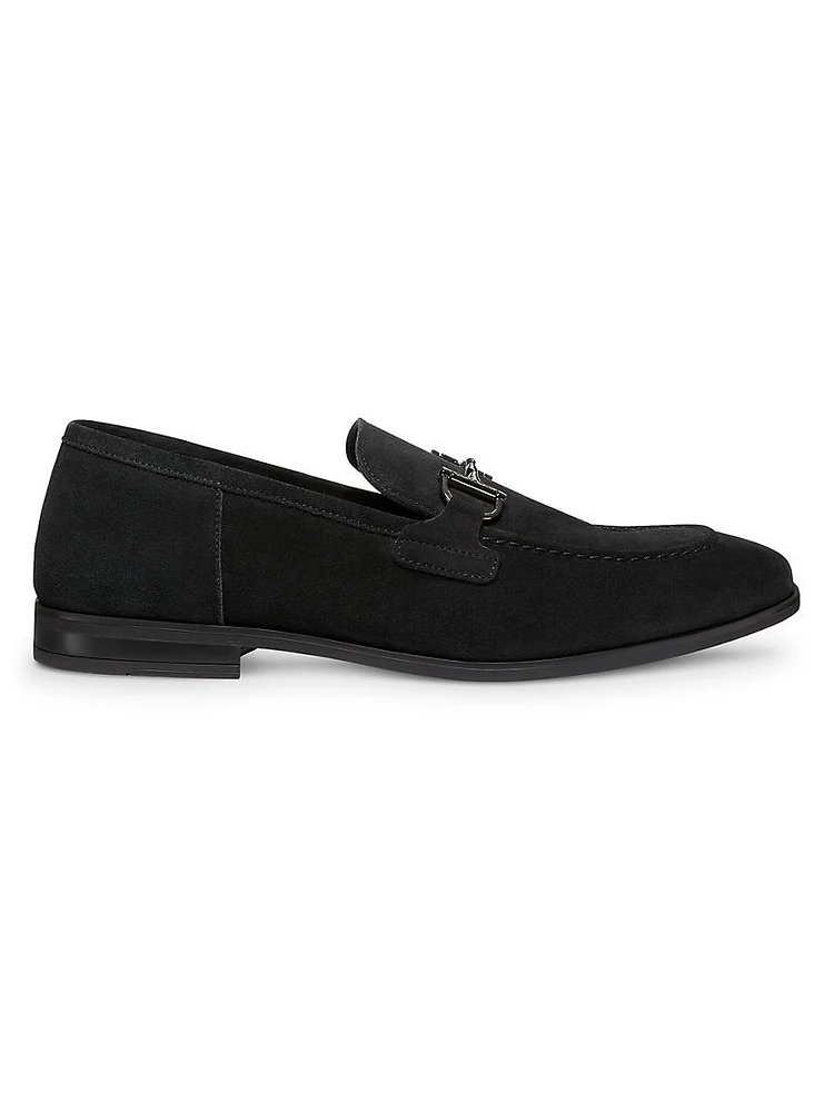 Simon Twistbit Suede Loafers