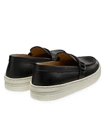 Hamptons Leather Buckle Loafers