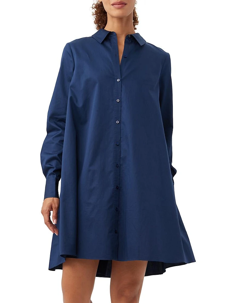 Tulla Satten Cotton Shirtdress