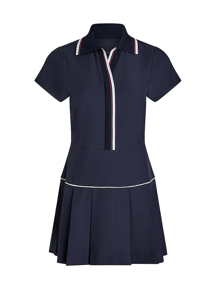 Darien Contrast Tennis Minidress