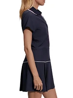 Darien Contrast Tennis Minidress