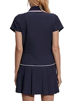 Darien Contrast Tennis Minidress