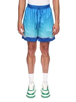 Ombré Silk Shorts