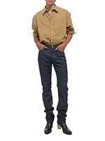 Mid-Rise Slim-Fit Jeans