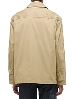 Cotton Relaxed-Fit Utility Jacket