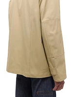 Cotton Relaxed-Fit Utility Jacket