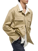 Cotton Relaxed-Fit Utility Jacket