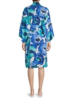 Poppy Crepe Robe