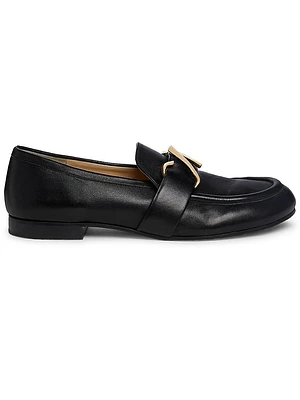 Monogram Leather Loafers