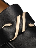 Monogram Leather Loafers