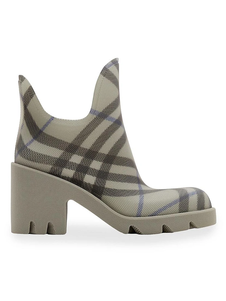 Marsh Check 65MM Rubber Ankle Boots