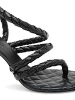 Leaf 90MM Leather Sandals