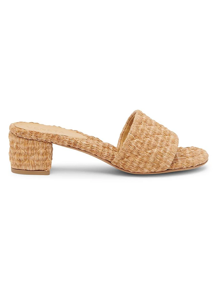 Amy Intreccio Raffia Mules