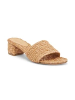 Amy Intreccio Raffia Mules