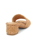 Amy Intreccio Raffia Mules