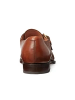 Darnell Burnished Monk-Strap Shoes