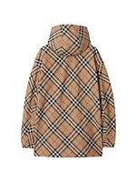 Oversized Check Coat