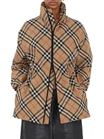 Oversized Check Coat