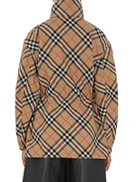 Oversized Check Coat