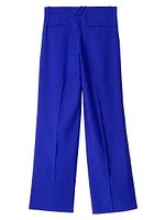 Wool Straight-Leg Pants