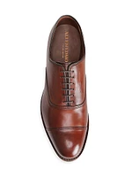 Park Avenue Leather Cap-Toe Oxfords