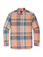 Plaid Madras Whale Shirt