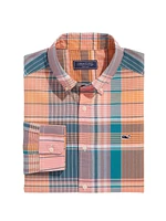 Plaid Madras Whale Shirt