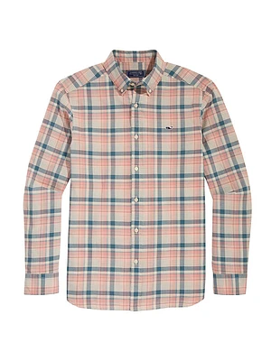 Plaid Madras Cotton Shirt