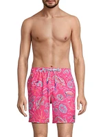 Chappy Printed Swim Trunks