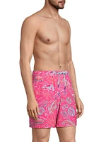 Chappy Printed Swim Trunks