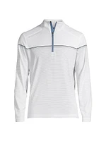 Sankaty Striped Quarter-Zip Sweatshirt