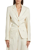 Drapy Stripe Blazer