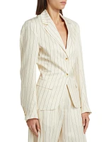 Drapy Stripe Blazer