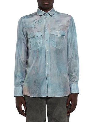 Matthew Abstract Long-Sleeve Shirt