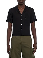 Taye Button-Front Camp Shirt