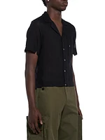 Taye Button-Front Camp Shirt