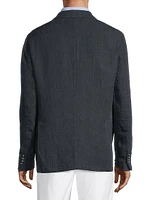 Monster Linen Double-Breasted Blazer