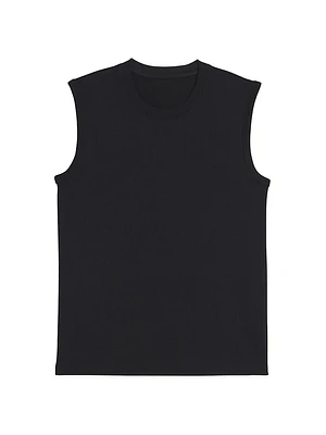 Cotton Logo Muscle Tank Top