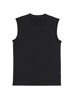 Cotton Logo Muscle Tank Top