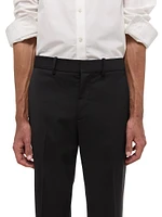 Wool Straight-Leg Trousers