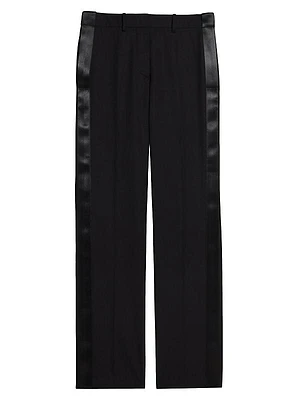 Wool High-Rise Trousers